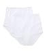 Bali Women's Shapewear Brief with Lace Firm Control 2-Pack, White, Large