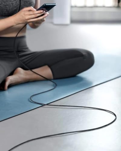 كابل USB-C الى USB A 3.0 من انكر (6 قدم/1.8 متر)، كيبل شحن مضفر من النوع سي عالي المتانة متوافق مع جميع اجهزة اندرويد والمزيد