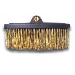 LIMPIARCOCHE.COM SANMARINO Cepillo Lavado Coche DE Pelo Puro Natural + Mango DE Aluminio Profesional 1,2 MT.