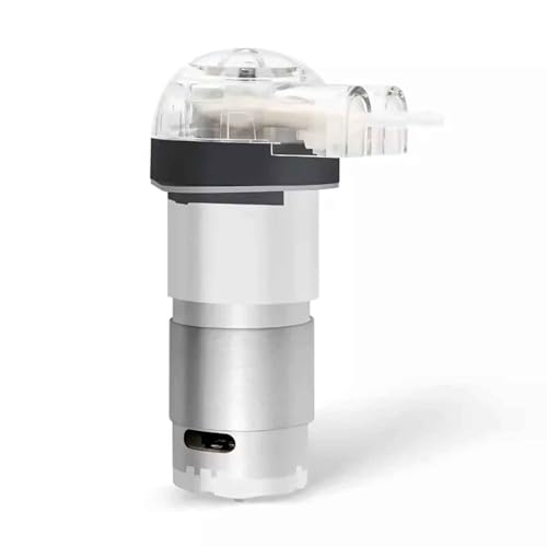 iDili Small Flow Micro Peristaltic Pump Laboratory Small Water Pump Silent Household DC High-Precision Pump + Adjustable Power Supply