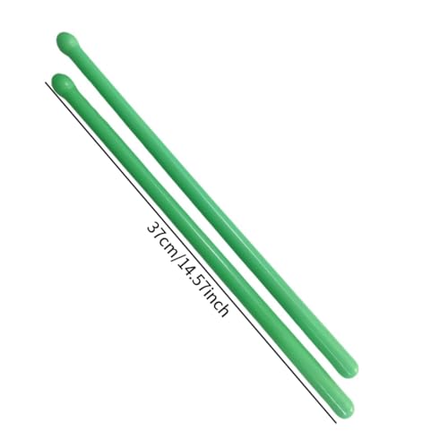 Par de baquetas de nylon con mango antideslizante 37 cm miniatura 5