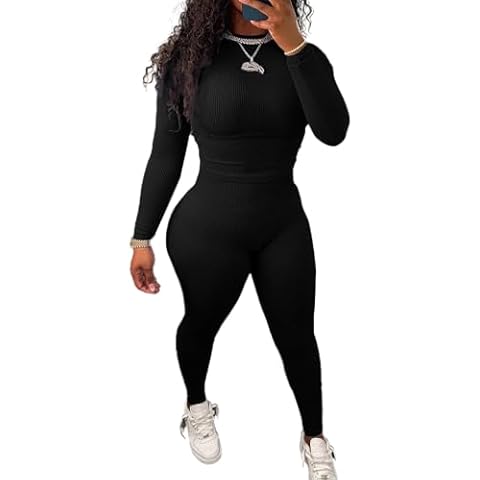 HBQ Women's Ribbed Workout Set Cover