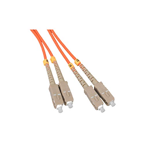 SC/PC-SC/PC, MM 50/125, Duplex, 3.0mm, Orange, 1m