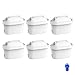 Waterdrop Filterkartuschen, Ersatz für Brita® Maxtra+® Plus, Maxtra Pro® All-in-1 Wasserfilter, Kompatibel mit Brita® Marella® Kanne, Reduziert PFAS, PFOA/PFOS, TÜV SÜD, NSF Zertifiziert (6)