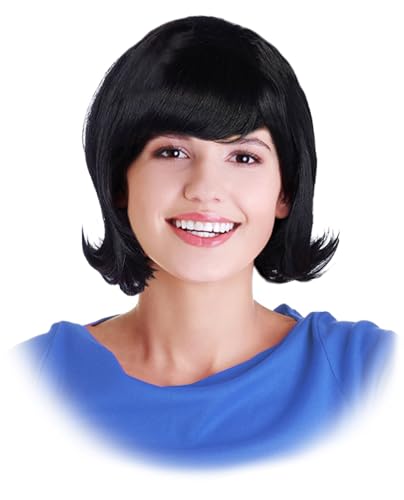 Costume Adventure Black Flip Wig Jackie Costume Betty 60s Wig for Women - Standard Size