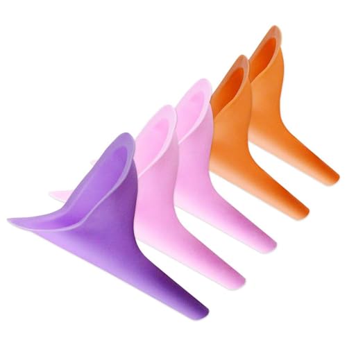 Urinella für Frauen 5pcs Frauenurinal Camping-Toilette & Pinkelhilfe für Frauen Wiederverwendbare - Ideal für Unterwegs Camping Outdoor-Aktivitäten (5pcs)