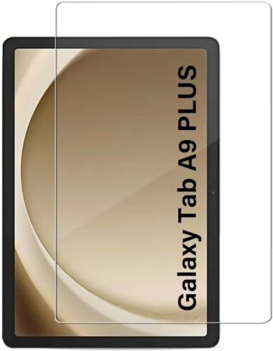 Capa Carteira Giratoria Preta Anti Impacto para Tablet Samsung Galaxy Tab A9 Plus 11 Pol + Película