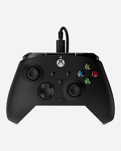 Turtle Beach Rematch Core manette gaming filaire sous licence officielle pour Xbox Series X|S, Xbox One et PC Windows 10/11 avec Sticks à effet Hall, moteurs de vibration et gâchettes de vibration