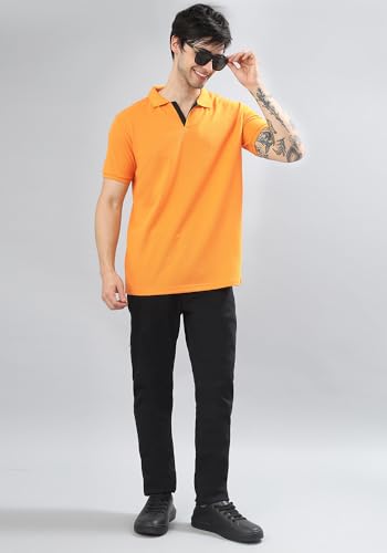 Image of Wear Your Opinion Solid Cotton Rich Polo T Shirt | Collar Tshirts | Half Sleeves | Plain-Regular Fit (Available in Plus Size)