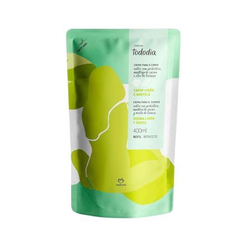 Refil Creme Hidratante Todo Dia Natura Capim Limão e Hortelã 400ml