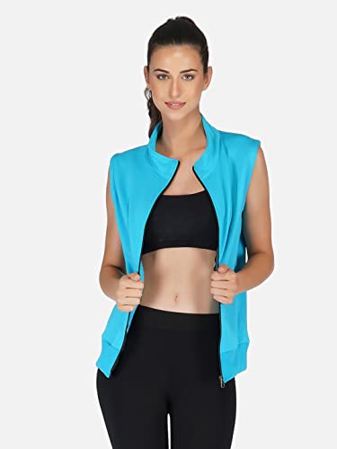 Image of UZARUS Women's Half Sleeves Cotton Fleece Premium Jacket