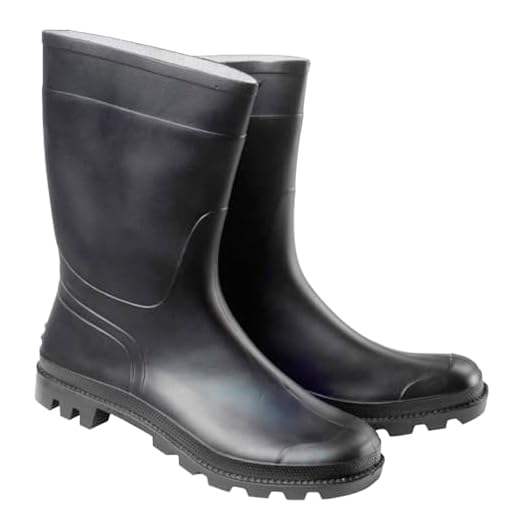 Wolfpack 15010186 Botas Goma Bajas Negras Nº 44
