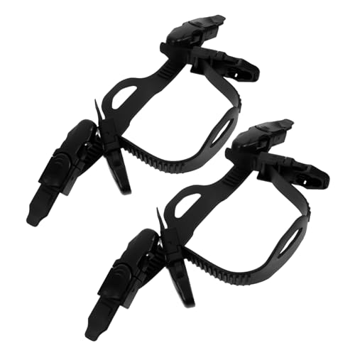 HONITANO Cinturón De Aleta De Buceo Correas para Aletas De Snorkel Negro TPR