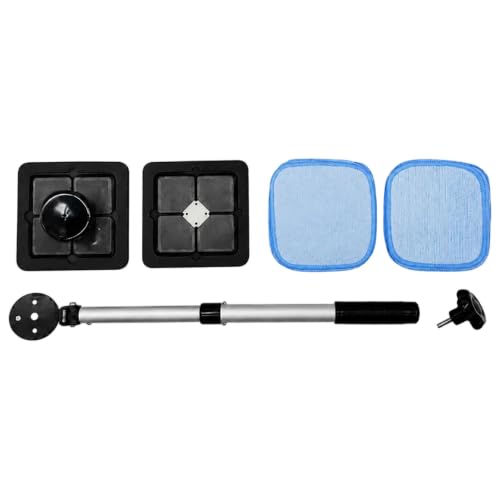 Limpiador De Ventanas MagnéTico Cara para Parabrisas De Coche with Handle，A
