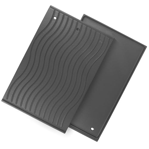 Outspark 56040 56041 Grill Griddle Replacement Parts for Napoleon PRO 500 Prestige 500 Napoleon LEX Series Reversible Cast Iron Griddle Insert BBQ Grill Accessories