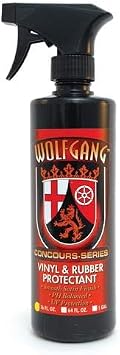 16 oz. Wolfgang Vinyl & Rubber Protectant | UV Ray Protection | Non-Greasy Satin Finish | WG-2700