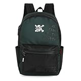 Mochila Costas Escolar Juvenil One Piece Pirates VERDE