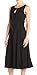 Danny & Nicole Women's A-Line Solid Dress with Key Hole