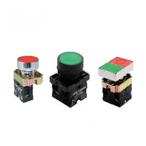 Bouton poussoir NP2-EV65 220V LED pour remplacer un interrupteur de signalisation