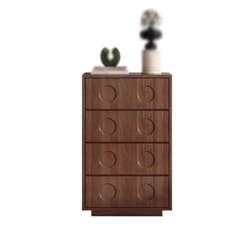 FUHAI-666 Cómoda con cajones Cómoda de Madera Vintage con 4 cajones, Mueble Almacenamiento for Sala Estar, Dormitorio y Pasillo(Pequeño)