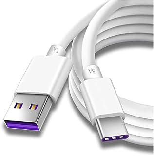 USB Type C Charger Cable For Samsung Galaxy A13/A33 5G/A12/A23/A53 5G/A03s/A42/A22/A32/A52s 5G/A02 Type C Fast Charging Cable 1M 5Amp USB to Type C Fast Charging Cable Lead Data Transfer Charge Cable