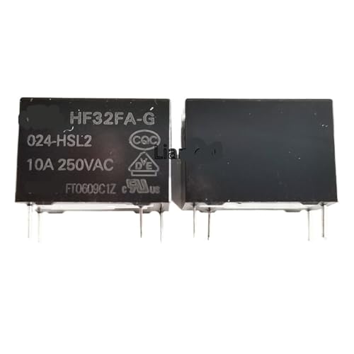 Relais HF32FA-G-024-HSL2 24V DC commutateur 4 broches 10A pour automatisme
