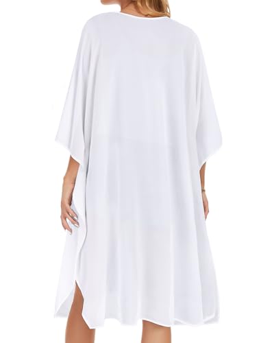 Image of Women's Kimono Beach Cover up for Summer Bathing Suits Cardigans Casual Loose Swimwear 2026