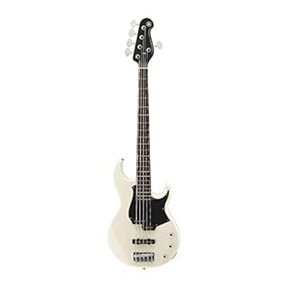 Yamaha BB235 BB-Series 5-String Bass Guitar, Vintage White small