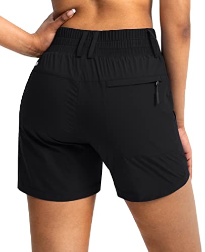 Image of Viodia Women's 5 inch Hiking Golf Shorts with Pockets High Waist Stretch Cargo Short Shorts for Women Casual Summer