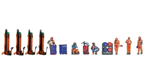 Voie N figurines Train NOCH 3D pour finir vos scènes réalistes