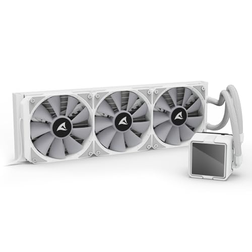 Refroidissement à eau Sharkoon S100 ARGB White pour processeur PC - 3