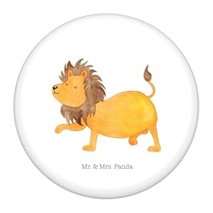 Mr. & Mrs. Panda Löwe Button 50mm Sternzeichen