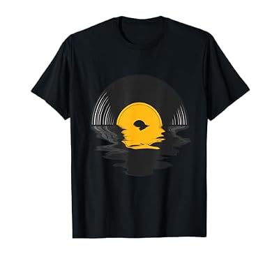 Vinyl Retro Vintage Record Player DJ Turntable Lover T-Shirt