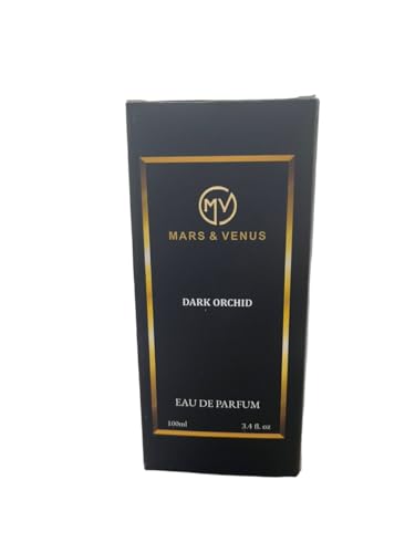 Image of MARS & VENUS Dark Orchid Perfume for Men & Women 100ml | Premium Luxury Long Lasting Eau De Parfum | Sensual Unisex Fragrance | Orchid Spices Musk Fruity Notes