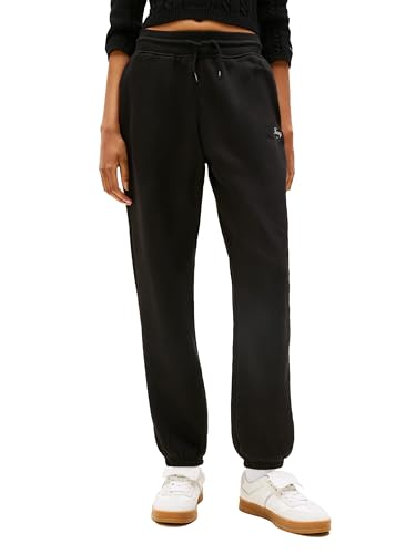 Tommy Jeans Women's Relaxed Script Logo Jogger Sweatpants, with Drawstring Ties