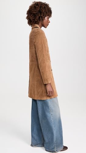 [BLANKNYC] Womens Women's Real Suede Trench Coat4