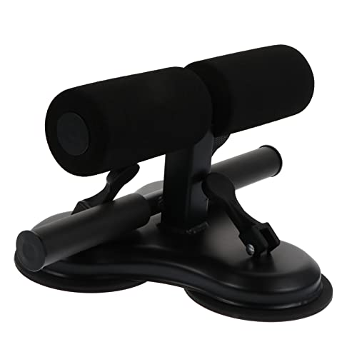 Happyyami Gym Abdominal Curl Assist Adjustable Sit-up Bar Double Suction Cups Belly Fitness Equipment Easy to Use at Home