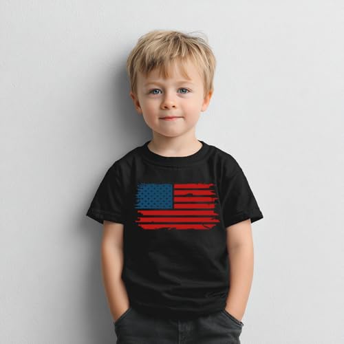 Image of Boys Constitution Day 250 Anniversary USA Shirt Independence Shirt 3-8T | for Kids Boys Girls Toddlers 3T-8T, 4th of July Dinos Flag Patriotic Tee, Independence Day