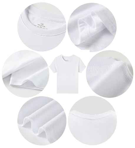 Family Feeling Boys Short Sleeve Crewneck Kids T-Shirts Top Girls Tee3