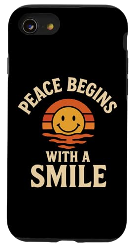 Peace Begins With A Smile g |WeBu p nbs[tFCX X}zP[X iPhone SE (2020) / 7 / 8 p