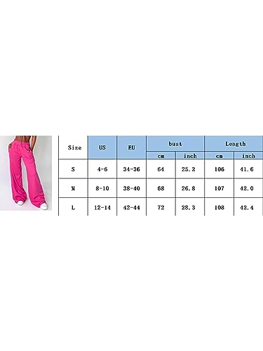 Pantalon de jogging Y2K pour femme jambe droite et pyjama ample
