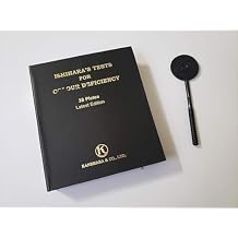 Ishihara Test Chart Book for Color Deficiency 38 Plates with User Manual and One Eye OCCLUDER_154_Pack of 2