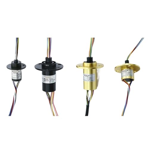 Bague conductrice rotative 6 lignes évite l'emmêlement des câbles électriques
