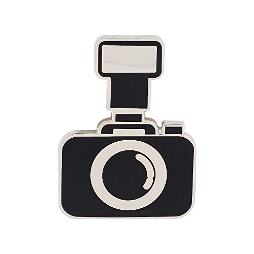 Black Camera Lapel Pin- 1 Piece