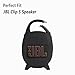 Geiomoo Silicone Carrying Case for JBL Clip 5, Protective Portable Scratch Shock Resistant Cover (Black)
