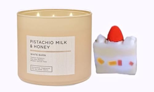 Pistachio Milk & Honey - White Barn-Bath/Body Work- 3-Wick Scented