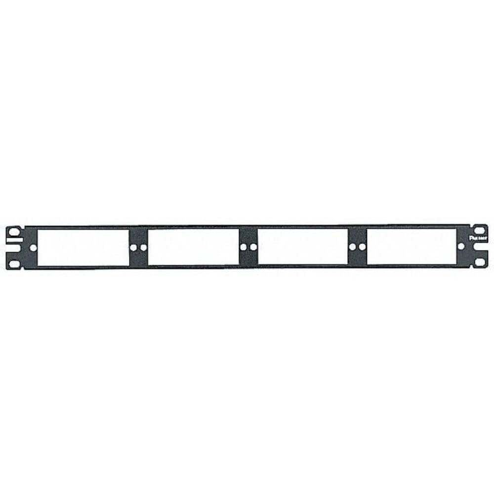Panduit CFAPPBL1 24-portowy płaski wielomodowy panel krosowy z włóknem, czarny