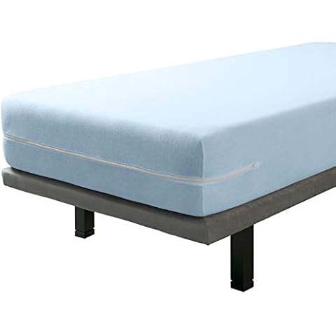 SAVEL - Funda de Colchón de Rizo Elástico, 100% Algodón Cover