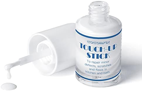cocomfix Appliance & Porcelain Paint Touch Up, Porcelain Repair Kit, High-Gloss White Touch Up Paint for Kitchen & Bathrooms: Sinks, Bathtubs, Appliances, Metal, Tile, Fiberglass. (Litra White)