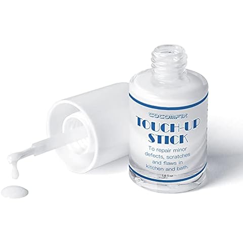 cocomfix Porcelain Repair Kit, High-Gloss White Porcelain Sink Touch Up Paint for Kitchen + Bathrooms: Enamel, Porcelain, Sinks, Tubs Cover